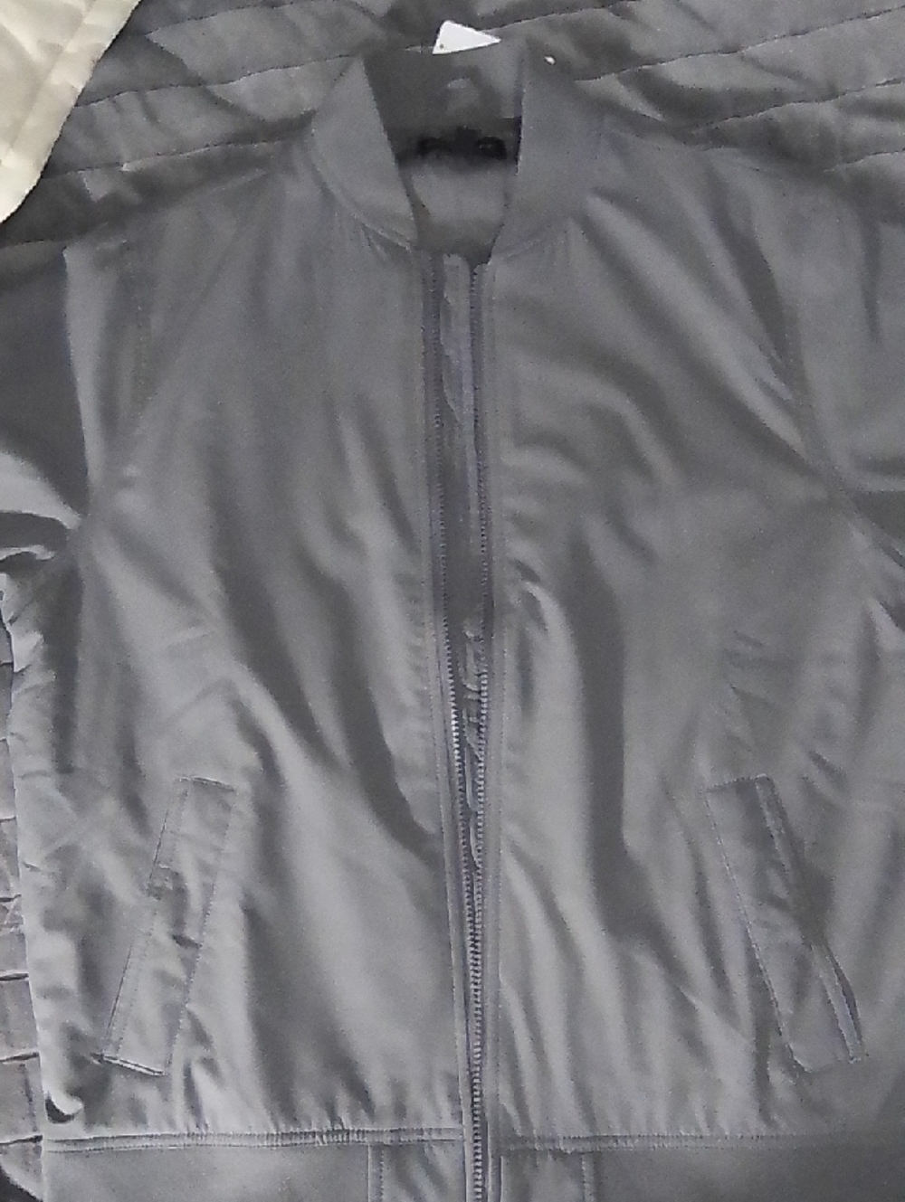 Banana Republic Charcoal Black Bomber Jacket